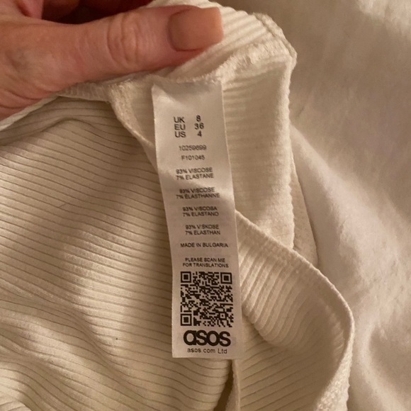 ASOS Bodysuit ribbed backless - Picture 2 of 5